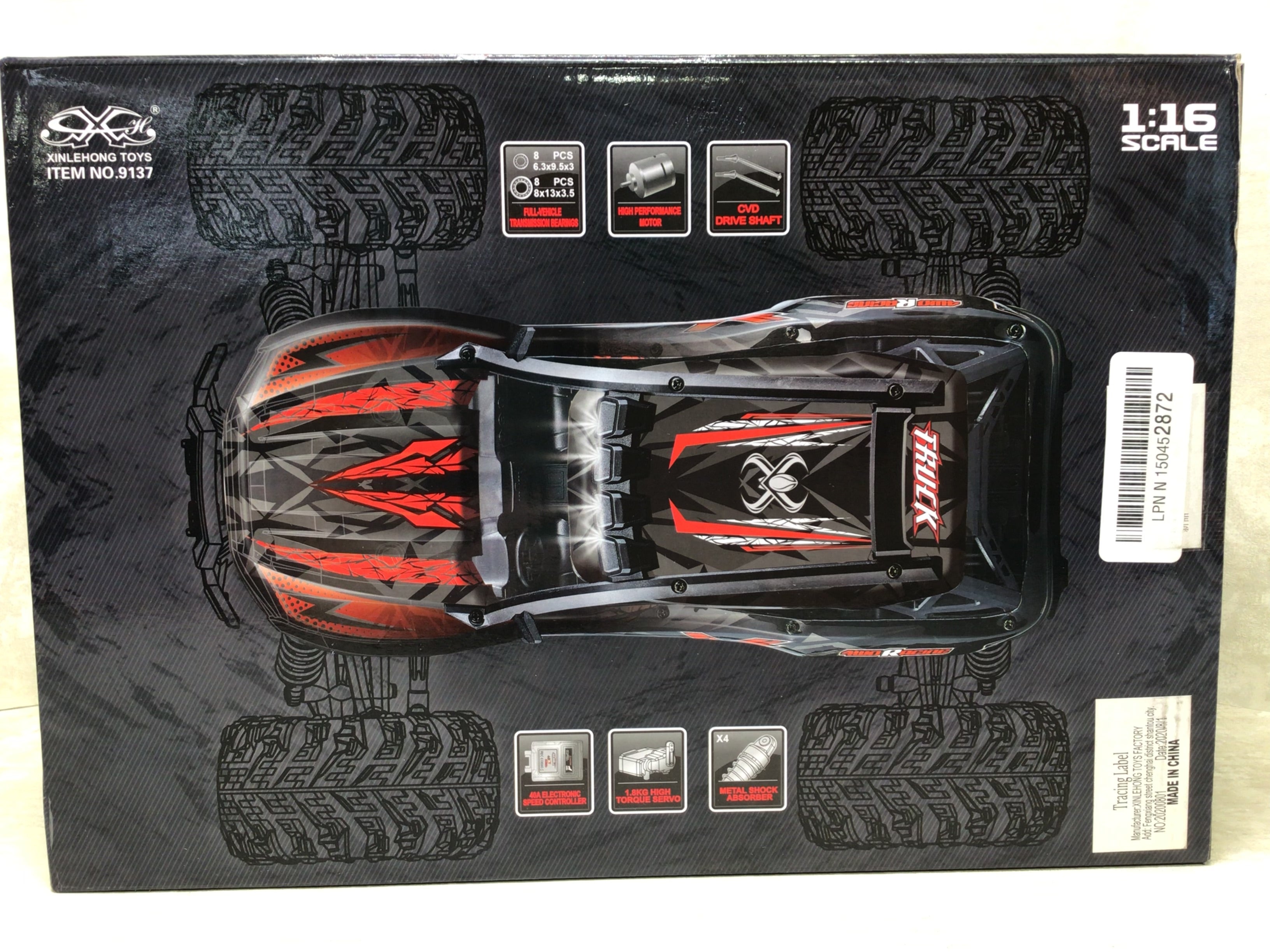 Spirit Remote Control Car 4x4 2.4GHZ IPX4 Waterproof High Performance Motor (7687917469934)